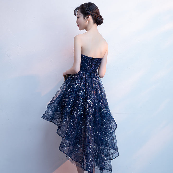 Grand Star Elegant Strapless Evening Dress