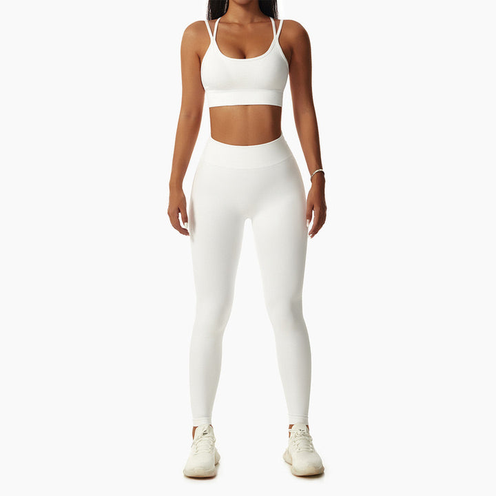 High Waist Yoga Hip Sports 2 Piece